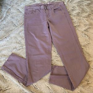 MADEWELL SKINNY ANKLE PANT IN LILAC SZ 2